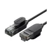 UGREEN NW122 (70331) Cat-6A U/UTP 0.5 Meter Black Network Cable #70331, Patch Cord